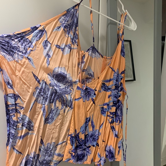 Here Comes the Sun peach and blue romper/dress - Picture 10 of 11